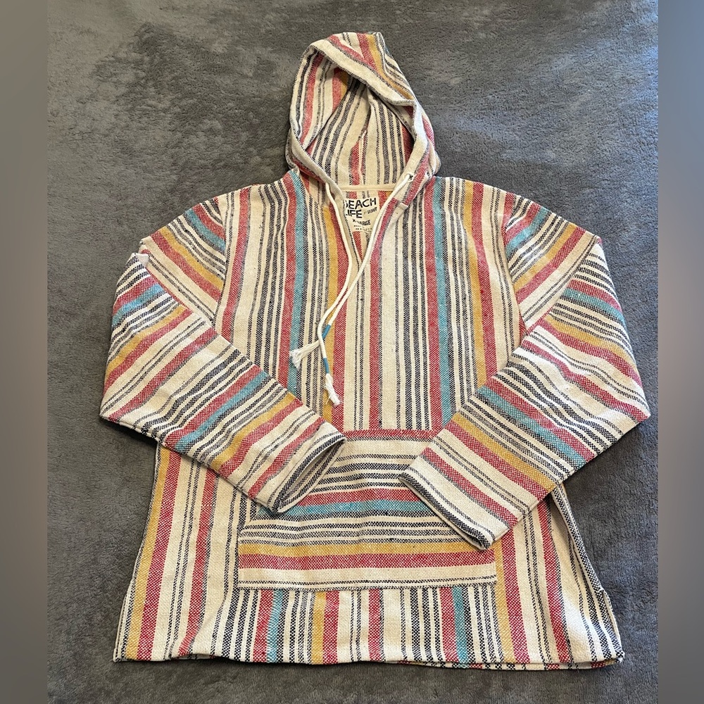 Boho Style Cotton Beach Sweater